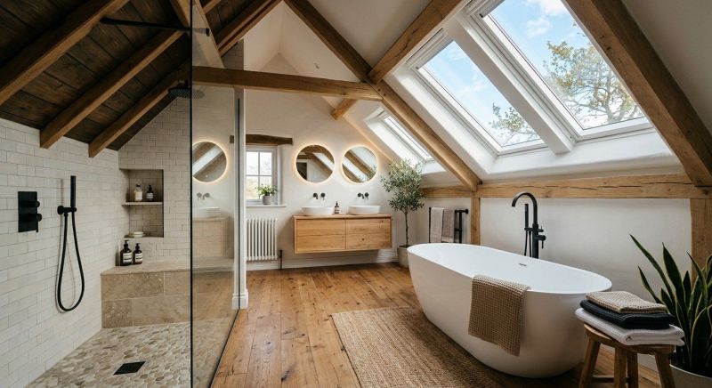 Attic Bathroom Remodeling in Addison County, VT
