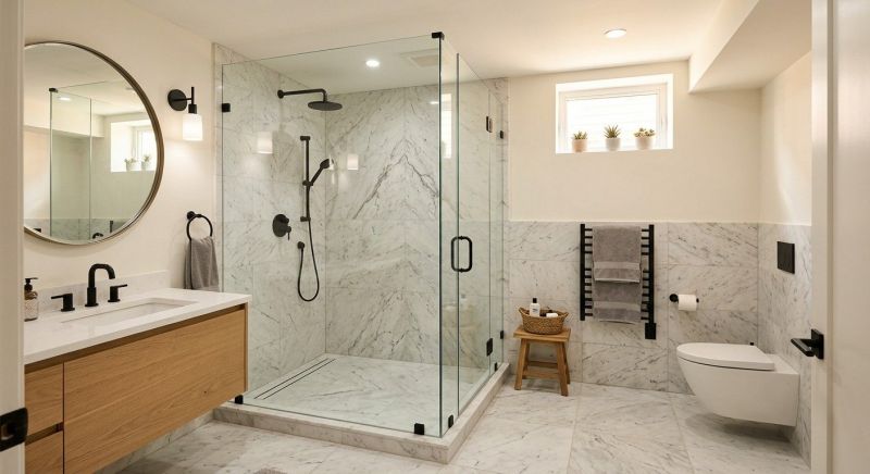Basement Bathroom Remodeling in Addison County, VT