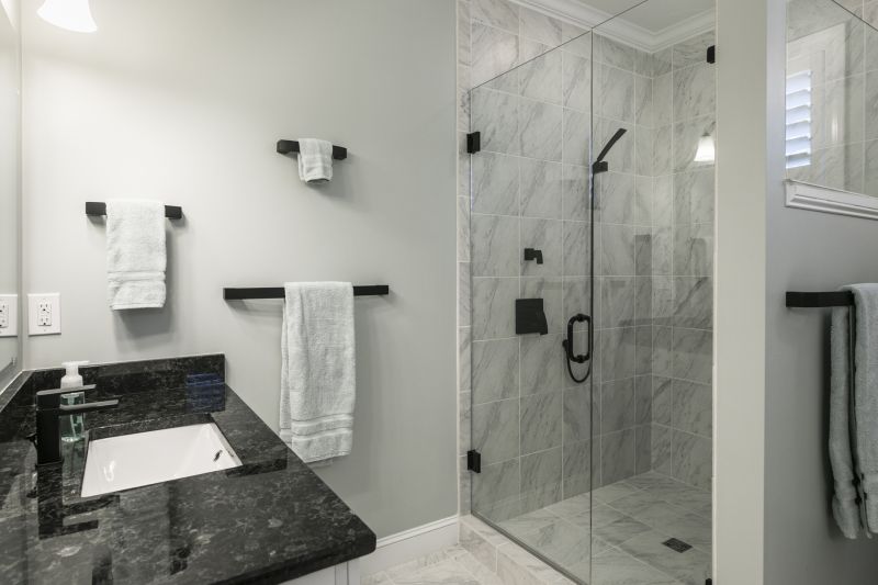 Granite Shower Installation in Addison County, VT