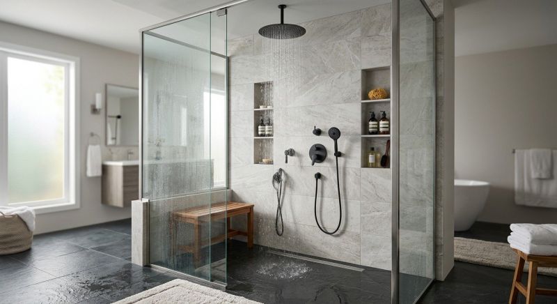Shower Enlargement in Waitsfield, VT