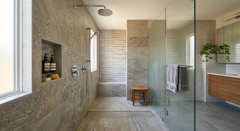 Shower Enlargement in Warren, VT
