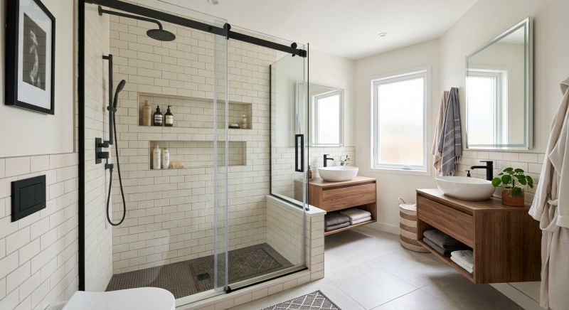Tub To Shower Conversion in Huntington, VT