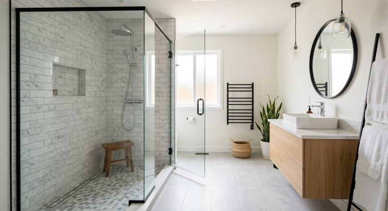 Tub To Shower Conversion in Waitsfield, VT